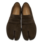 Maison Margiela Brown Suede Tabi Loafers