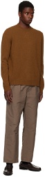 PRESIDENT's Brown Crewneck Sweater