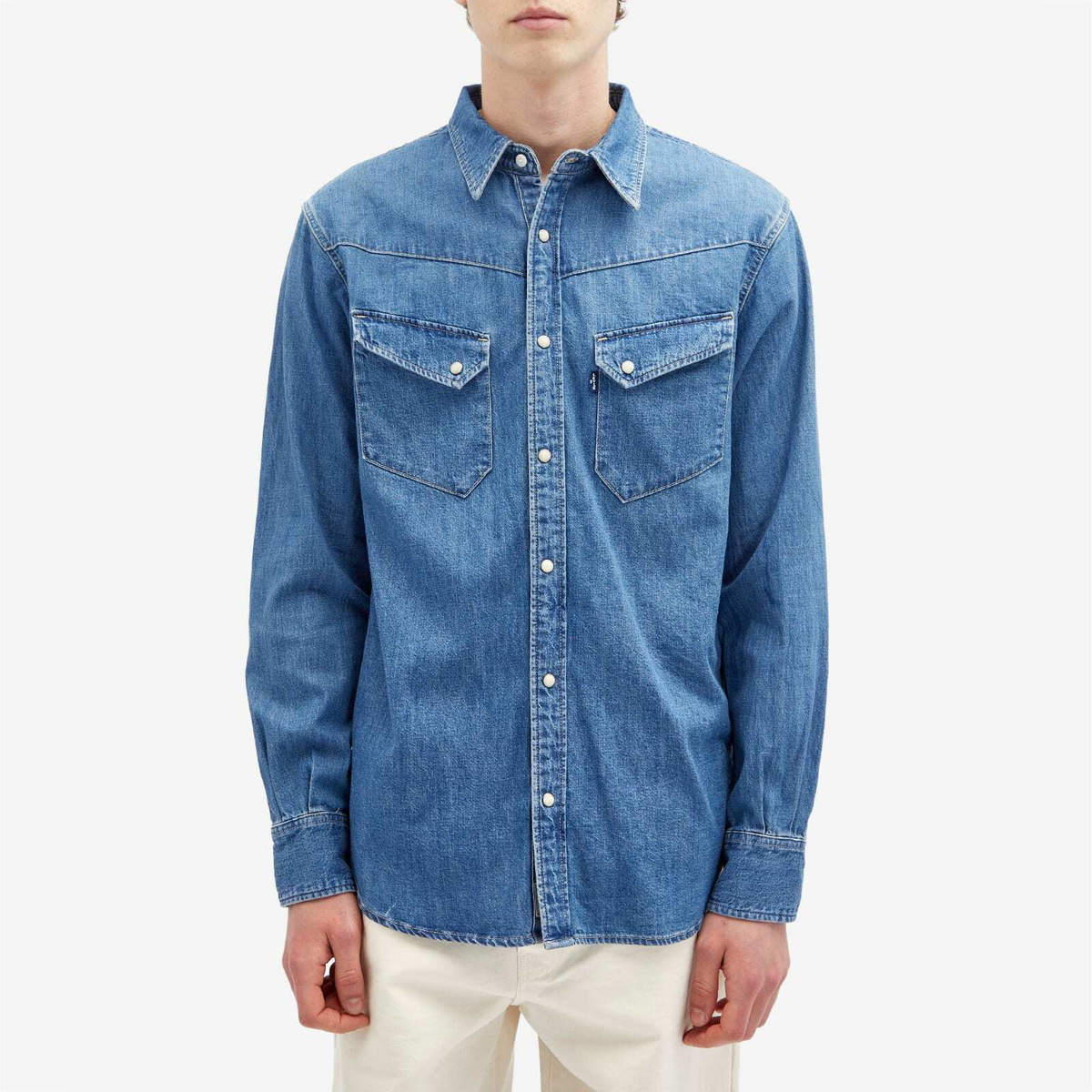 Levi denim shops shirt mens