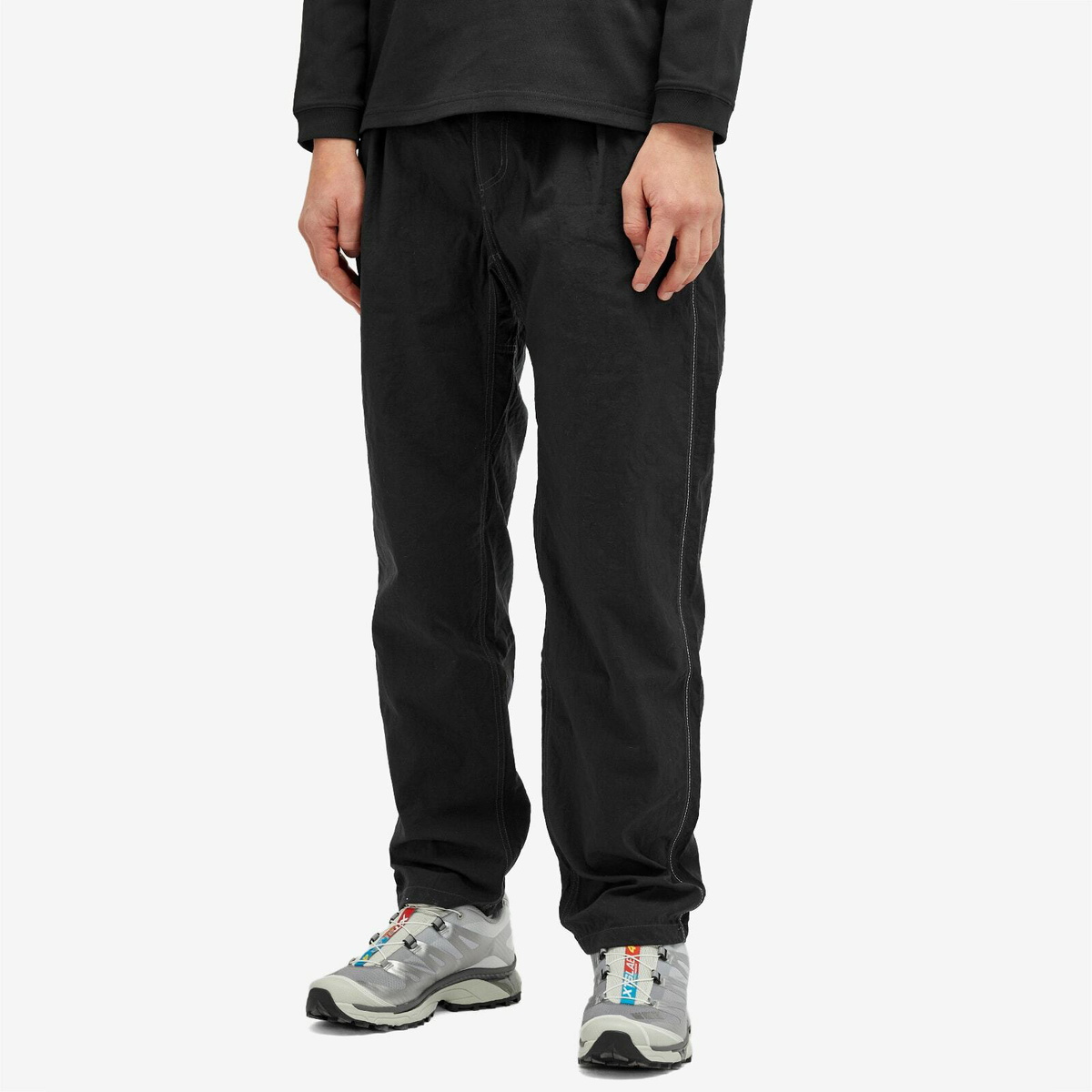 Gramicci Men's x and wander Nylon Climbing Pants in Black