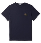 Loewe - Logo-Embroidered Cotton-Jersey T-Shirt - Blue