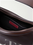 Valentino - Valentino Garavani Logo-Print Leather Messenger Bag