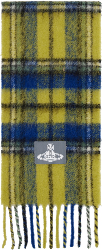 Photo: Vivienne Westwood Yellow & Blue Alpaca Scarf