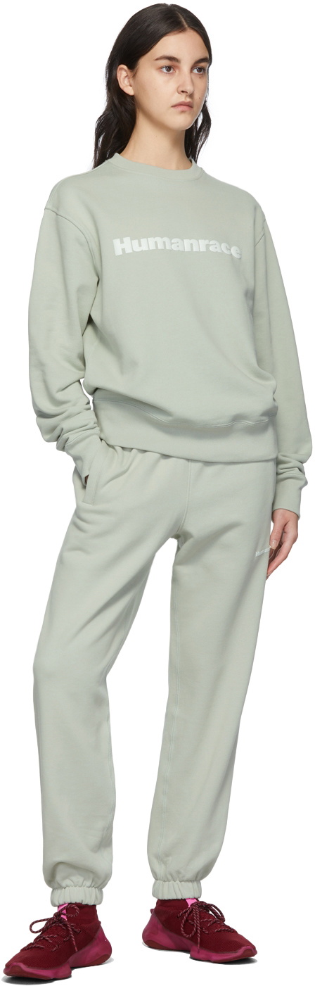 adidas x Humanrace by Pharrell Williams SSENSE Exclusive Green Humanrace Basics Lounge Pants