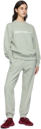 adidas x Humanrace by Pharrell Williams SSENSE Exclusive Green Humanrace Basics Lounge Pants