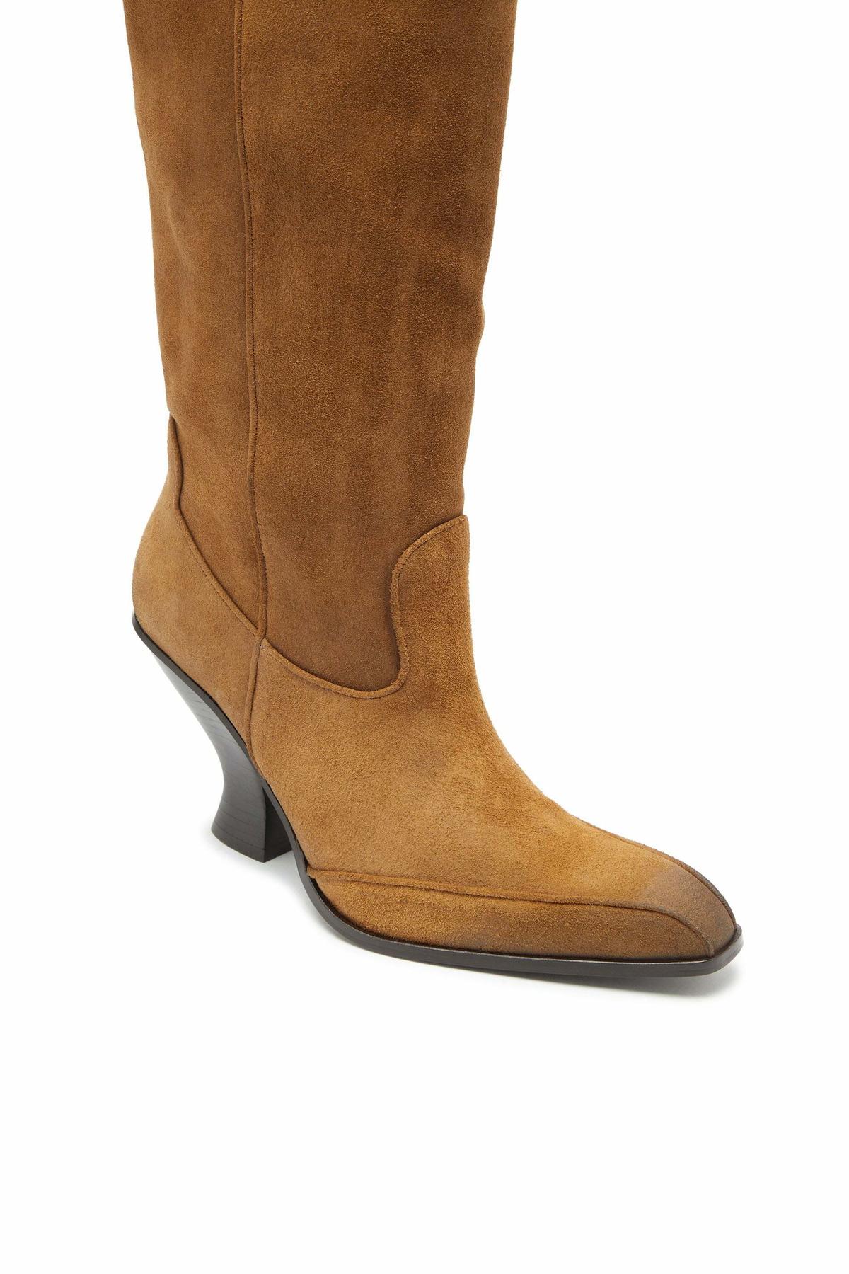 Diesel D-Luffy - Knee-high boots in suede - Boots Womens in Brown