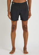 Gusari The London Printed Shell Swim Shorts Black