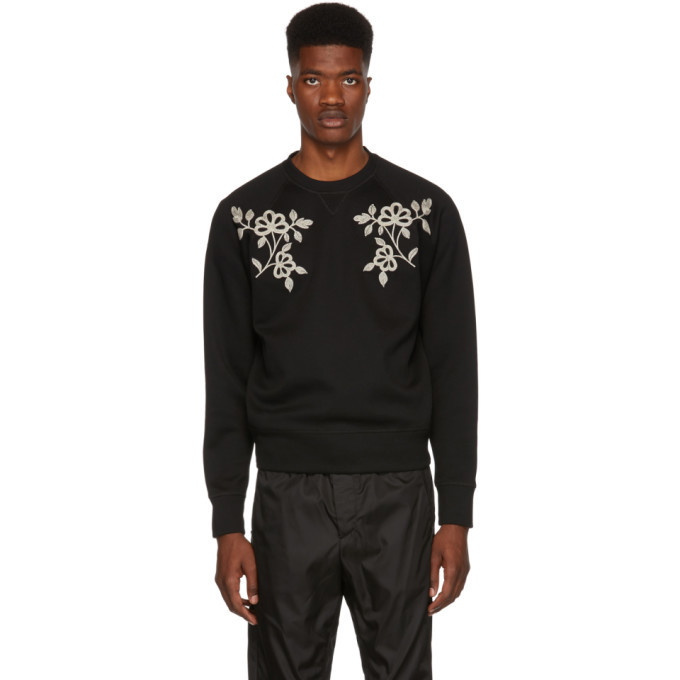 Photo: Dsquared2 Black Embroidered Sweatshirt