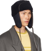 Paul Smith Navy Ear Flap Cap