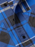 Alex Mill - Chore Checked Cotton-Twill Overshirt - Blue