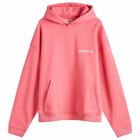 ANNIE HOOD Men's Logo Hoodie in Pink