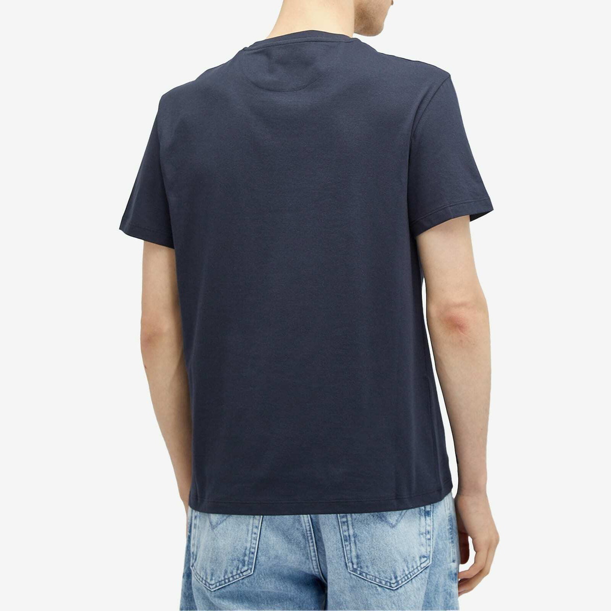 Valentino Men's V Logo T Shirt in Navy Valentino