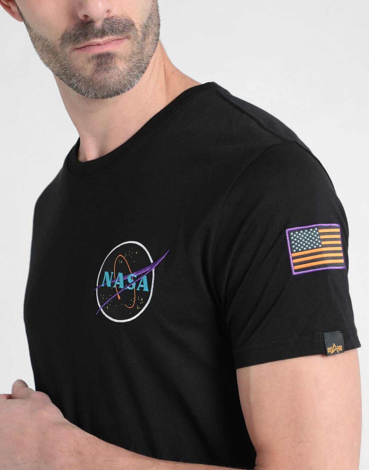 Alpha Industries Mens T-shirt in Black