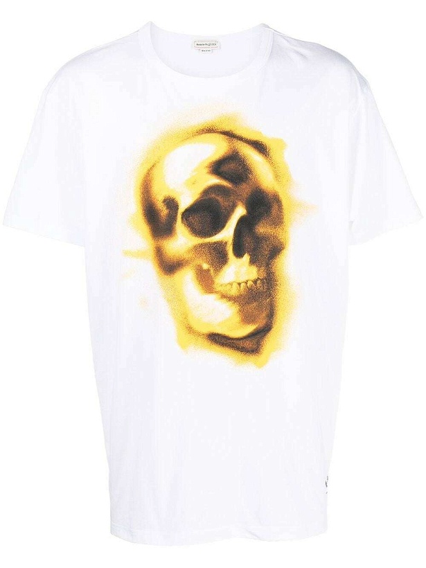 Photo: ALEXANDER MCQUEEN - Skull Print Cotton T-shirt