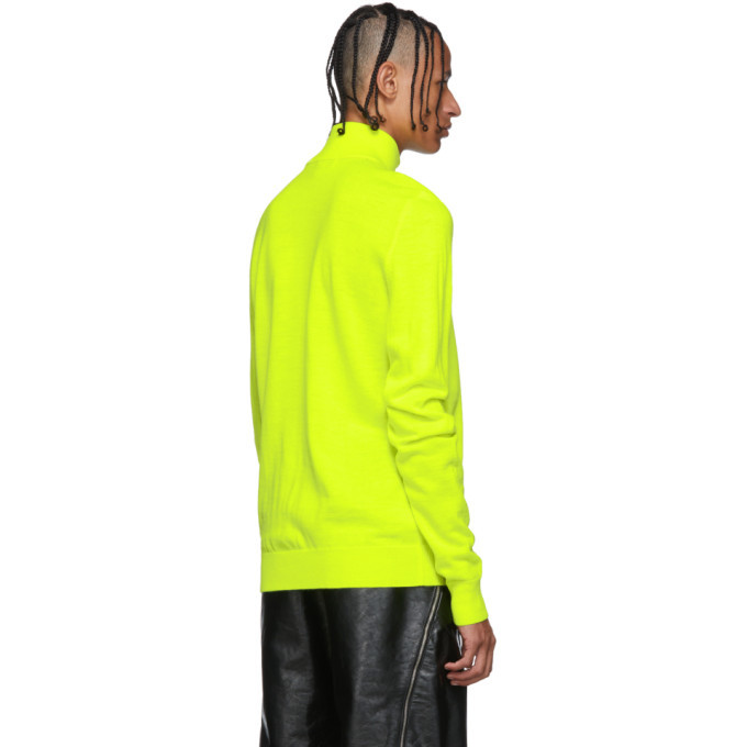 MSGM Yellow Fluorescent Turtleneck MSGM