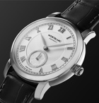 Montblanc - Star Legacy Automatic 36mm Stainless Steel and Alligator Watch, Ref. No. 126110 - Silver