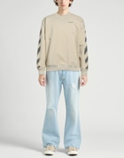 Off-white Mens Sweatshirt in Beige
