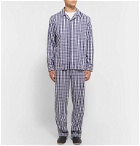 Sleepy Jones - Henry Gingham Cotton Pyjama Shirt - Blue