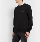 Dolce & Gabbana - Logo-Appliquéd Loopback Stretch-Cotton Jersey Sweatshirt - Black