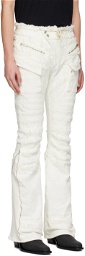 Ottolinger White Straight-Leg Jeans