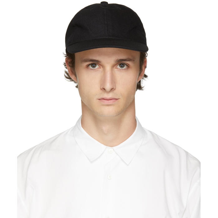 Photo: Undecorated Man Black Wool and Cashmere Jet Cap