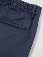 Incotex - Slim-Fit Stretch-Cotton Gabardine Trousers - Blue