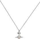 Vivienne Westwood Silver Pina Orb Pendant Necklace