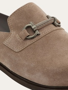 Ferragamo Mens Gancini ornament mule in Grey