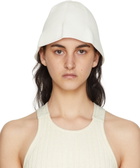 Dion Lee White Crochet Beach Hat