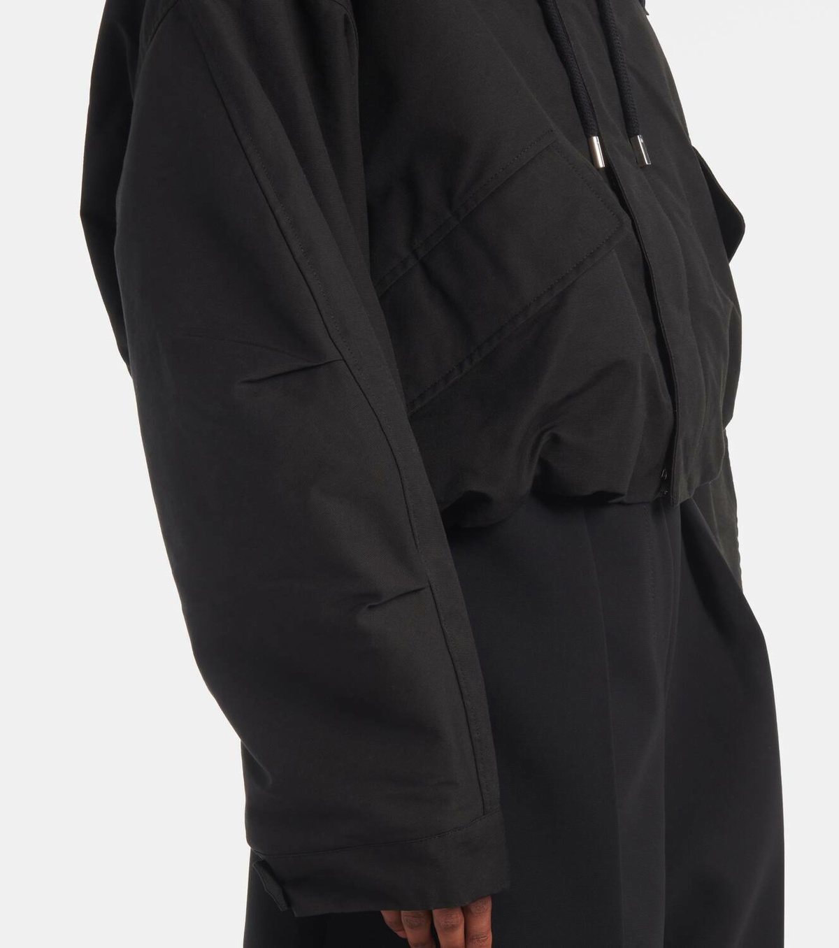 【関税&送料込】JACQUEMUS Coats Black Jacquemus Black La Casa 'La parka courte Caraco' Jacket