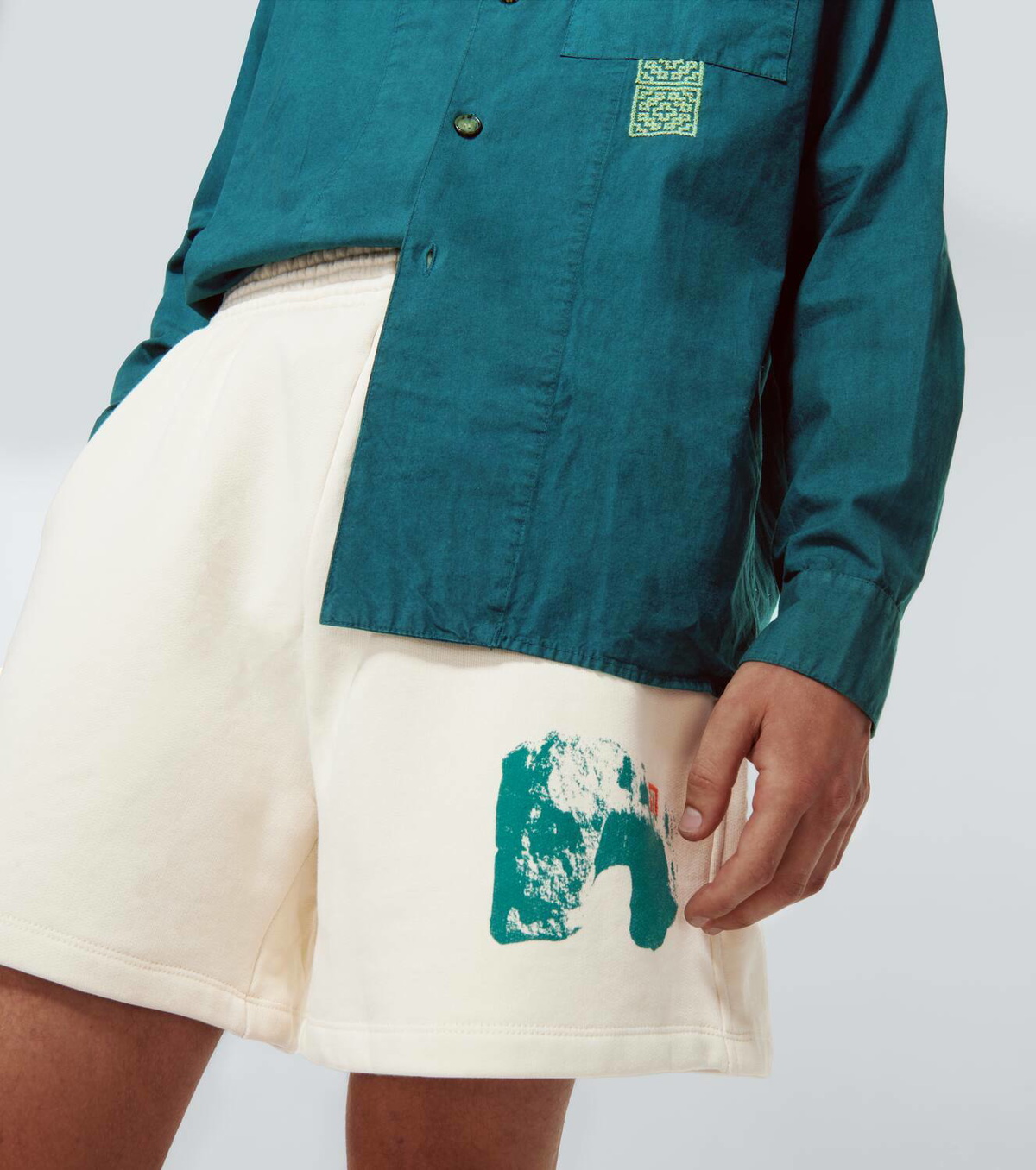 Adish Printed cotton shorts
