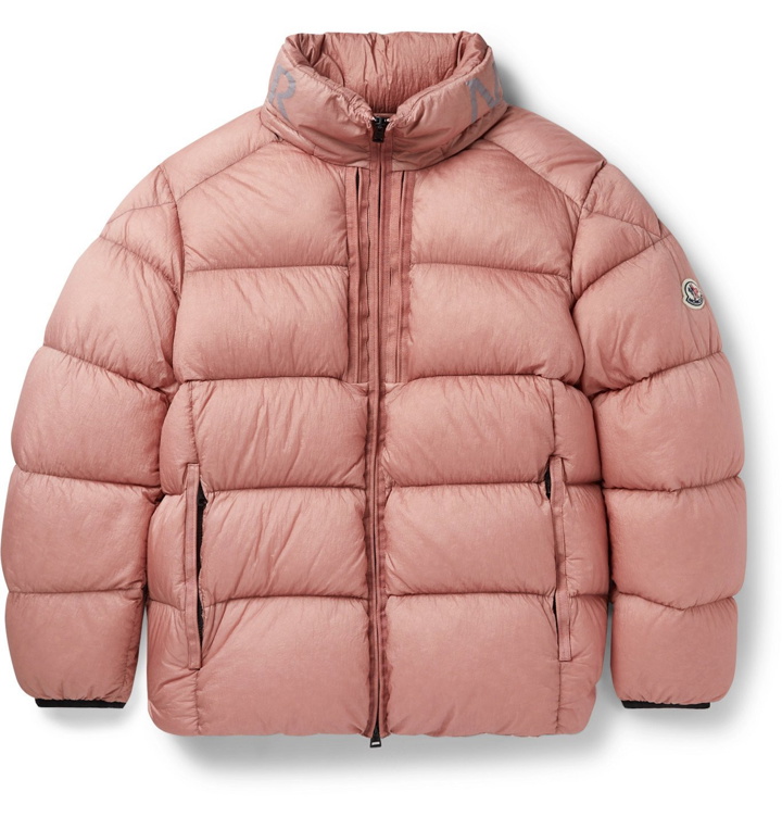 Photo: Moncler - Cevenne Garment-Dyed Quilted Shell Down Jacket - Pink