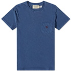 Polo Ralph Lauren Men's Slub Pocket T-Shirt in Light Navy