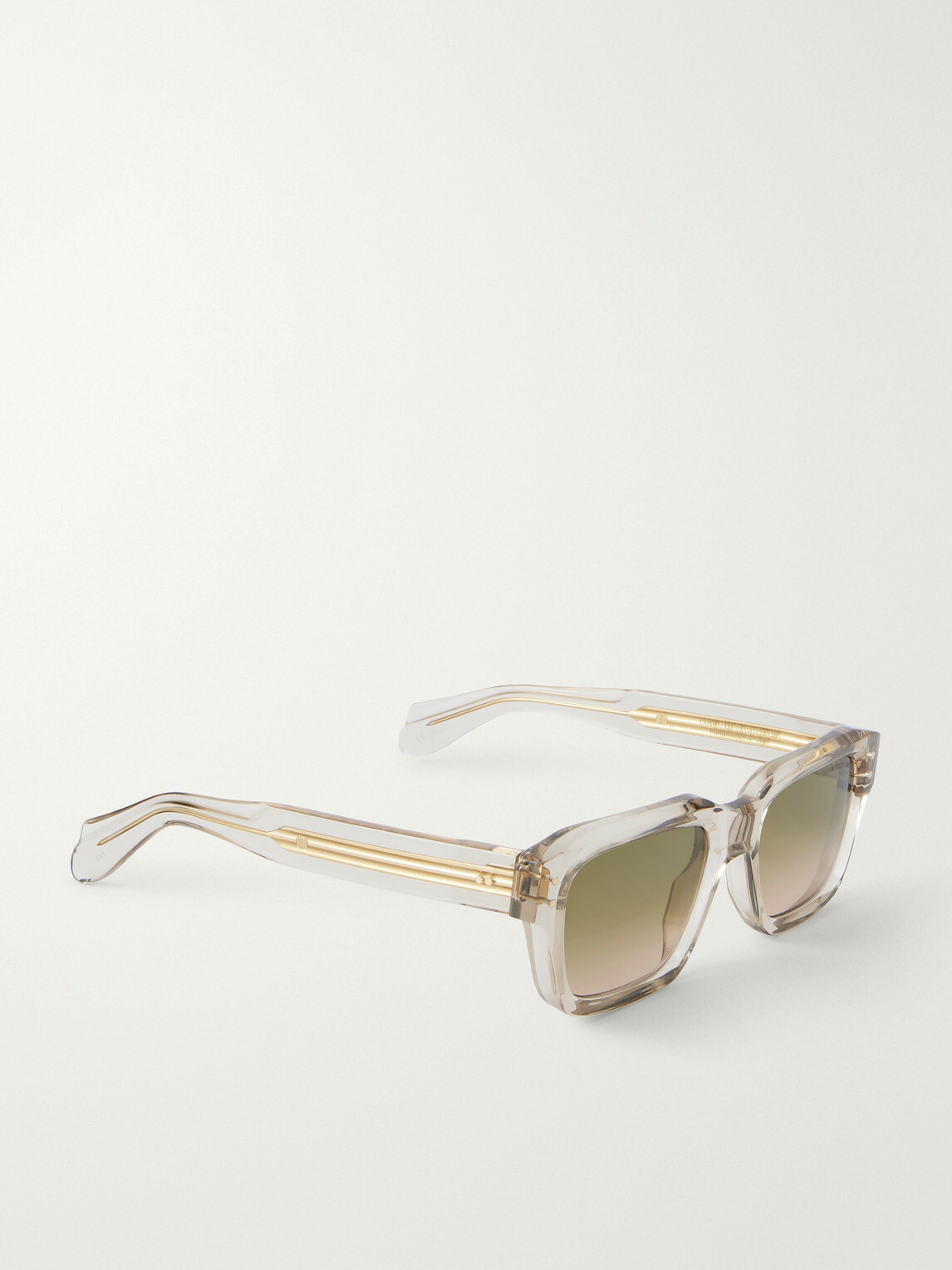 Cutler and Gross - 1432 Square-Frame Acetate Sunglasses - Neutrals