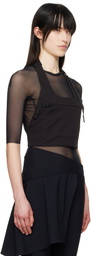 JOHANNA PARV Black Pocket Harness Bag