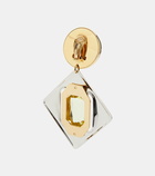 Saint Laurent Geometric clip-on earrings