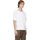 Bianca Saunders White Pull Up T-Shirt