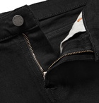 Nudie Jeans - Skinny Lin Organic Stretch-Denim Jeans - Men - Black