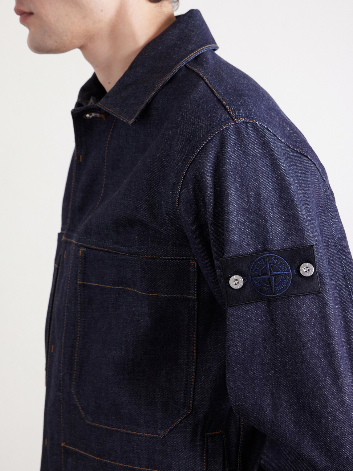 Stone Island - Stone Island Denim Jacket - Blue