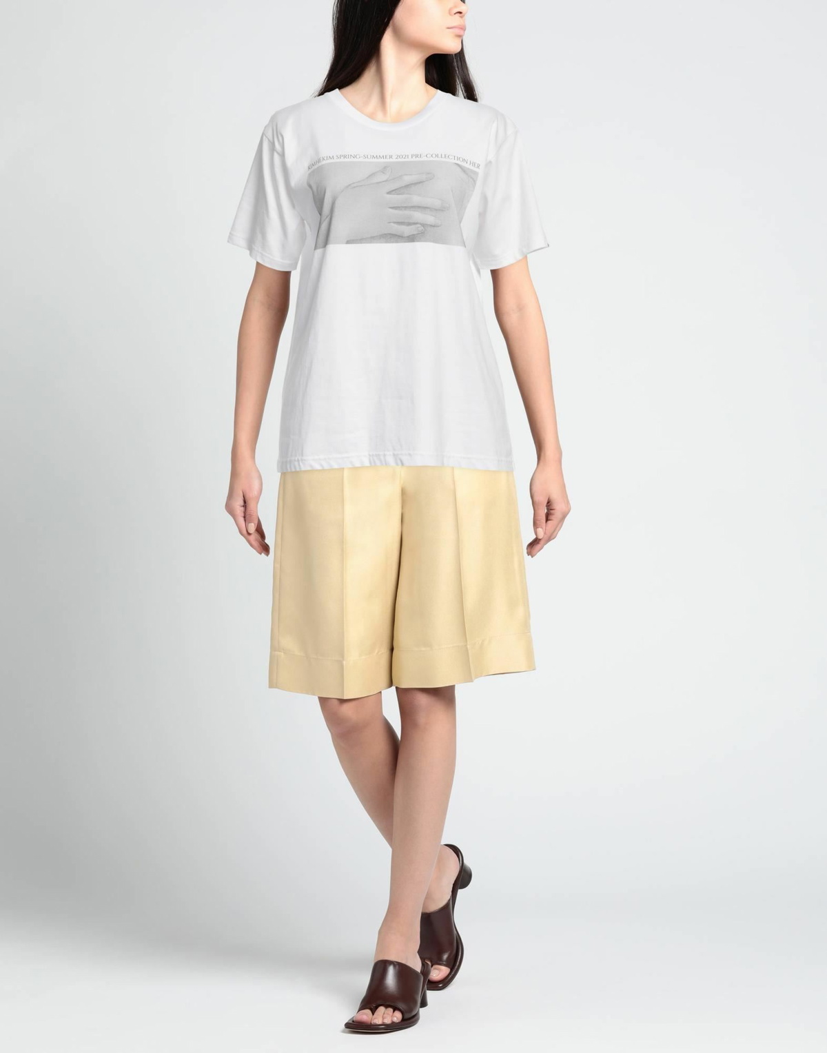 Kimhekim Womens T-shirt in White