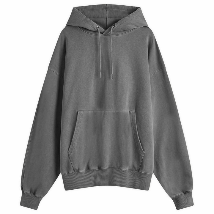 Photo: FrizmWORKS Men's OG Vintage Popover Hoodie in Charcoal