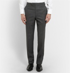 Kingsman - Grey Double-Breasted Birdseye Wool Suit - Gray