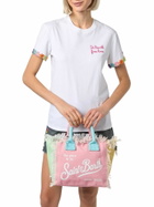 MC2 Saint Barth Multicolor Patch Cotton Canvas Colette Handbag