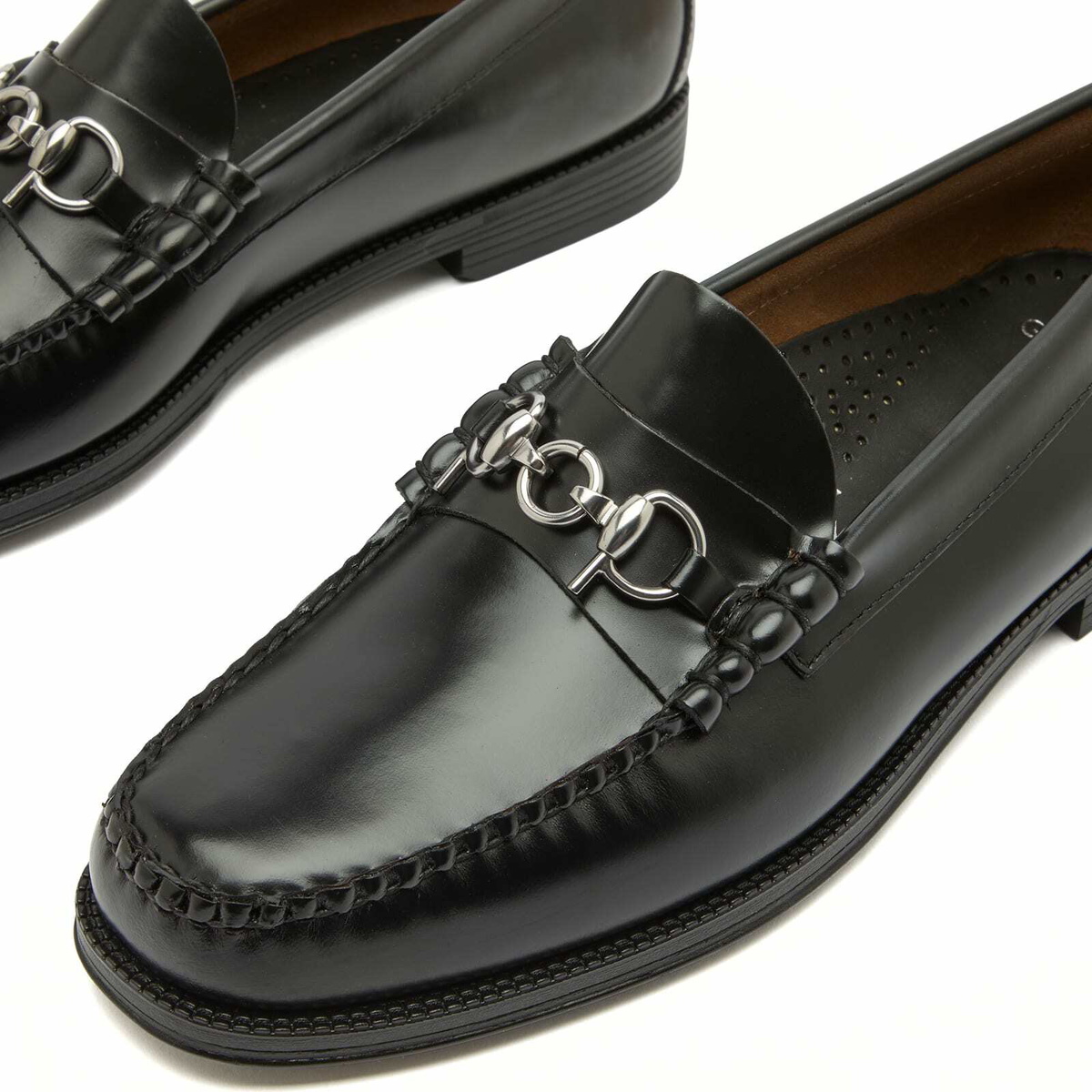 Bass Weejuns Men's x POP Traders Lincoln Easy Weejun Loafer in Black Leather