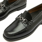 Bass Weejuns Men's x POP Traders Lincoln Easy Weejun Loafer in Black Leather