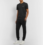 Dolce & Gabbana - Slim-Fit Logo-Appliquéd Cotton-Jersey T-Shirt - Black