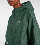 Loewe x On Storm striped half-zip jacket