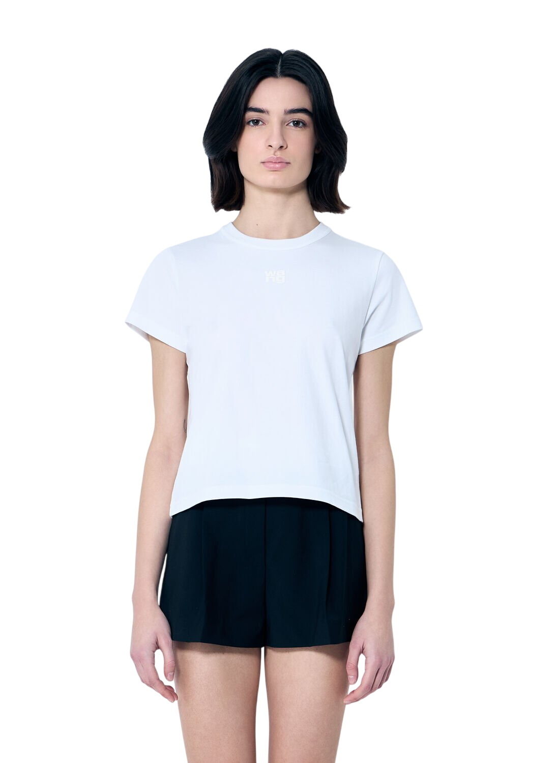 alexanderwang ホワイト 半袖Tシャツ White Cotton Oversized Logo T-Shirt in WHITE | alexanderwang®