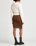 Kimhekim Womens Midi skirt in Brown