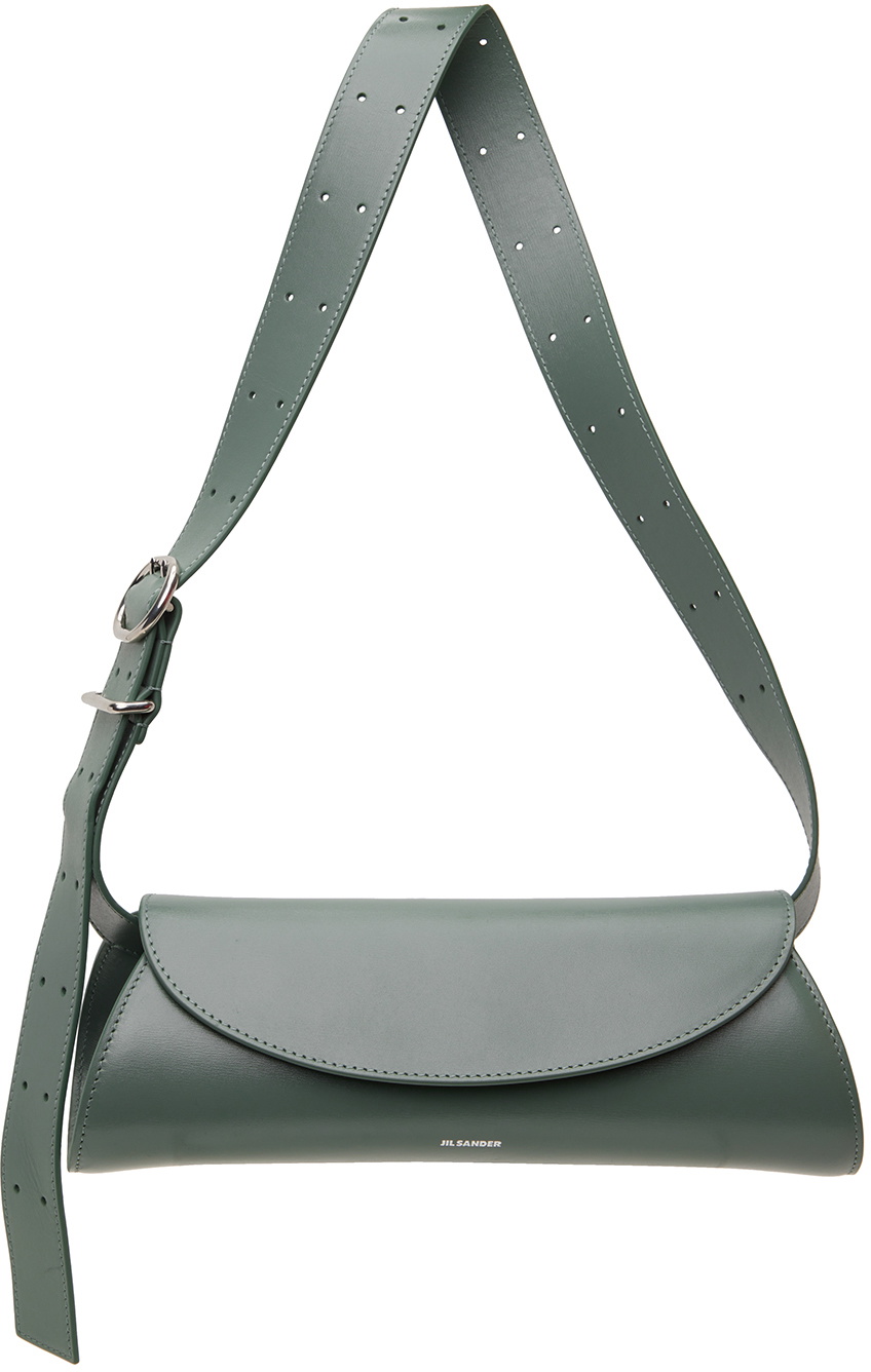 ハンドバッグ Jil Sander Small Cannolo Bag Jil Sander Green Small Cannolo Bag Jil Sander